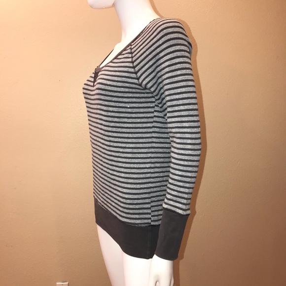 Victoria’s Secret Striped Pajama Top Long Jane - Picture 9 of 14
